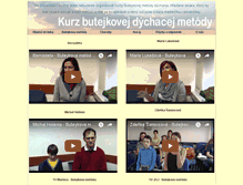 Tablet Screenshot of buteyko.sk